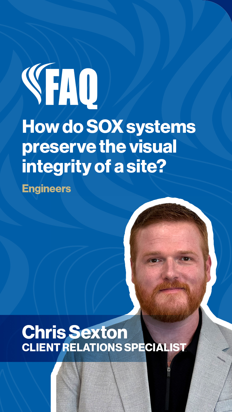 Can SOX slopes be mowed over?