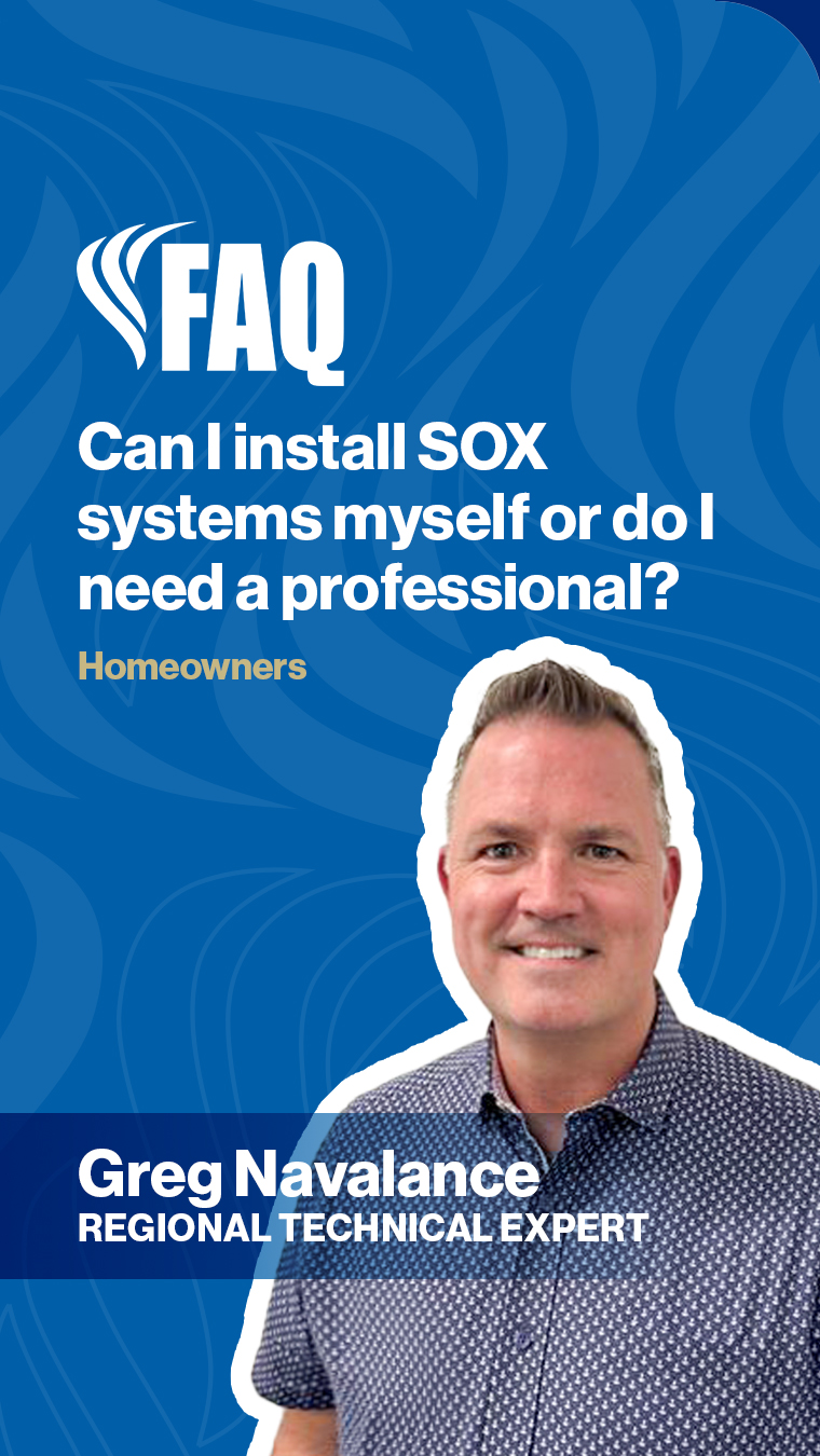 Can I install SOX systems myself or do I need a professional?