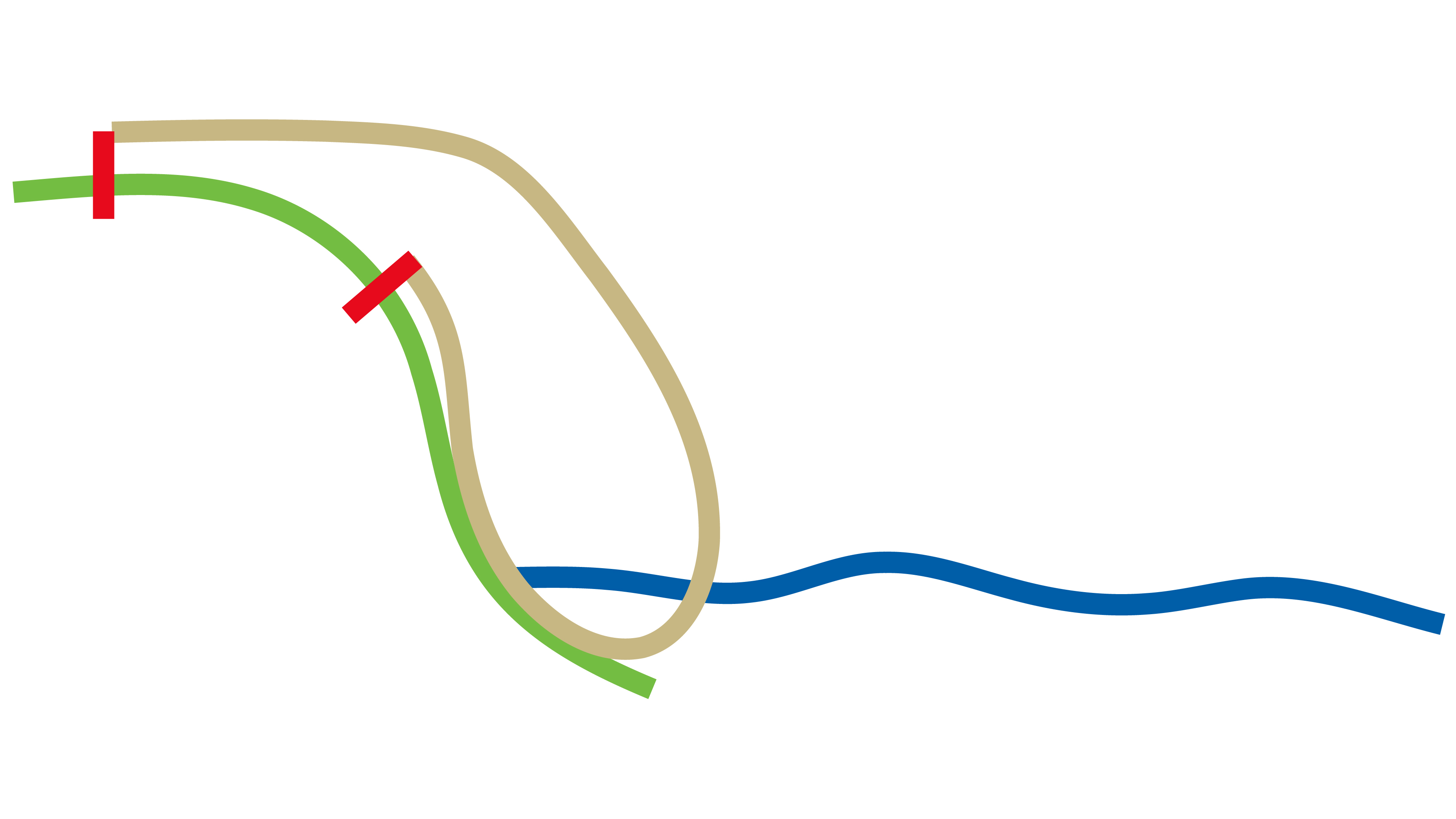 Fold material in half creating desired slope and grade